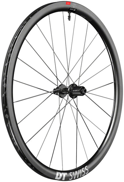 DT Swiss ERC 1100 DiCut 35 Rear Wheel - 700 12 x 142mm Center-Lock HG11 Road/XDR Ratchet EXP 36 BLK