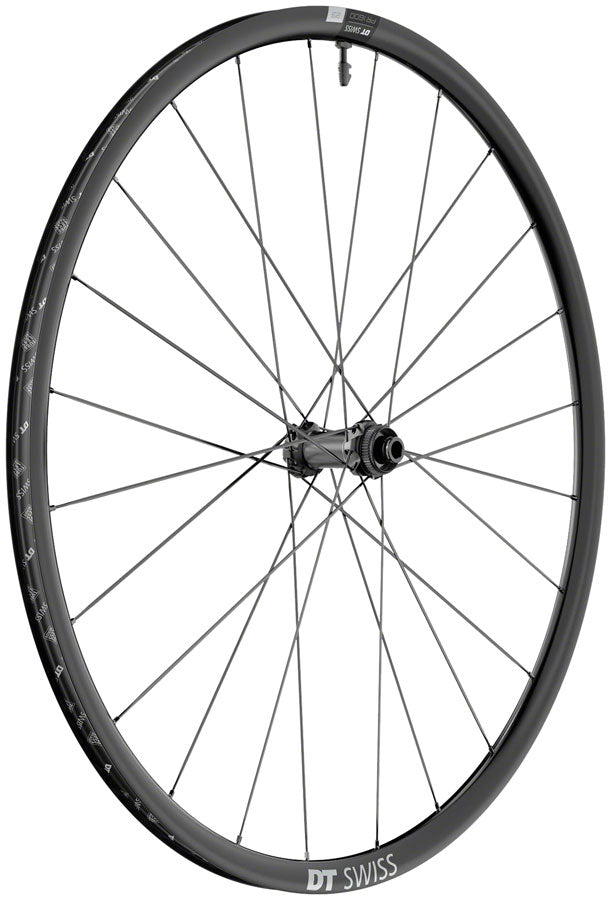DT Swiss PR 1600 Spline 23 Front Wheel - 700, 12 x 100mm, Center-Lock, Black