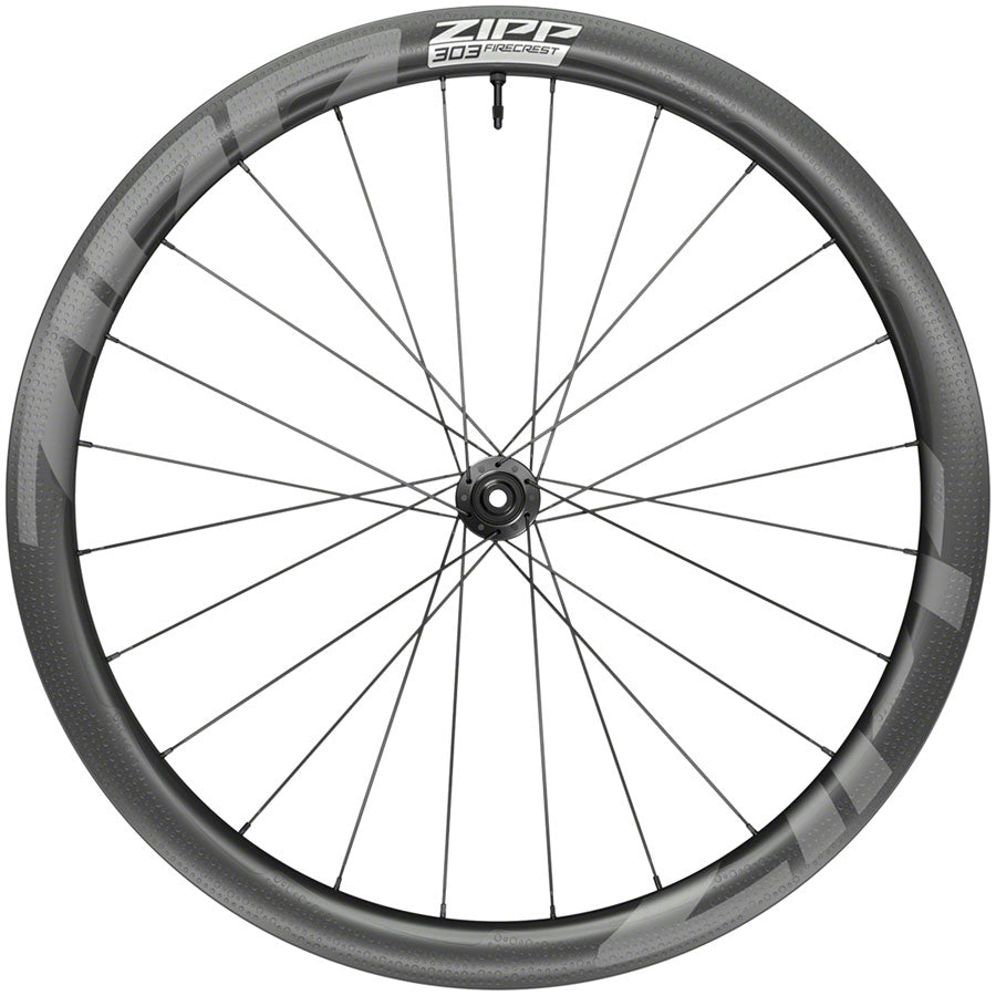 Zipp 303 Firecrest Front Wheel - 700, 12 X 100mm, Center-Lock, Tubeless, Black, A1