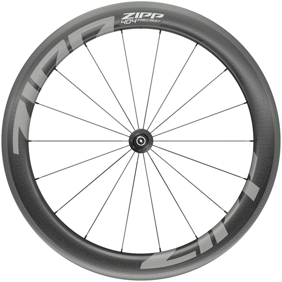 Zipp 404 Firecrest Carbon Front Wheel - 700, QR x 100mm, Rim Brake, Tubeless, Black, A1