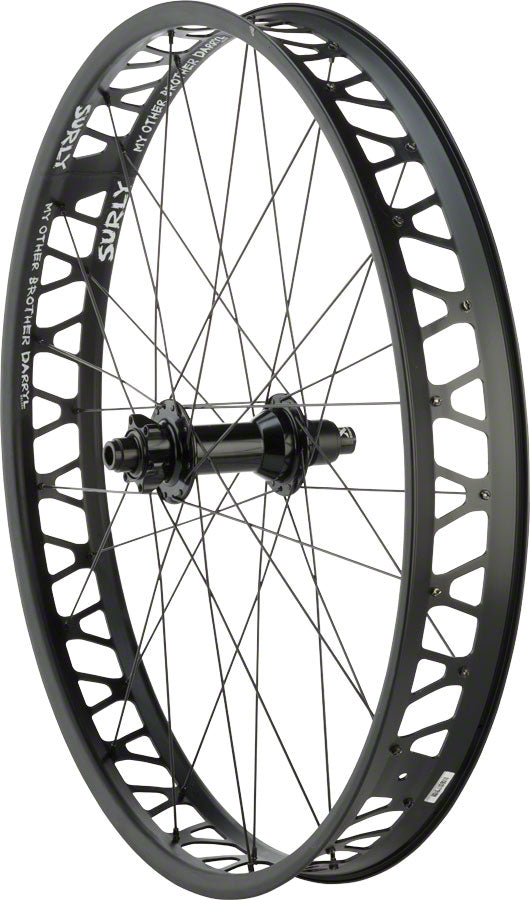 Quality Wheels Formula/Other Brother Darryl Rear Wheel - 26" Fat, 12 x 177mm, 6-Bolt, XD, Black