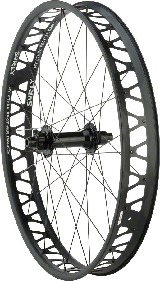 Quality Wheels Formula/Other Brother Darryl Rear Wheel - 26" Fat, 12 x 197mm, 6-Bolt, XD, Black