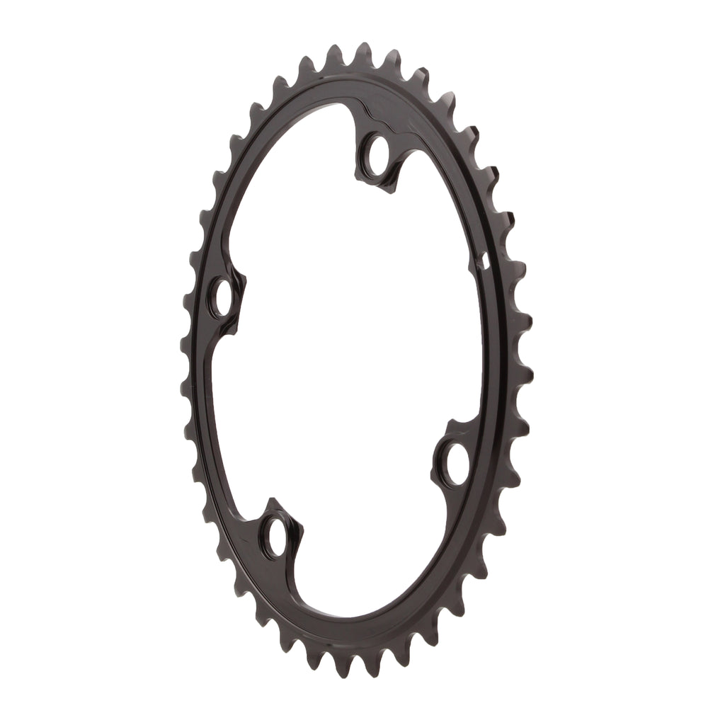 absoluteBLACK Premium Oval 110 BCD Inner Chainring for FSA ABS - 38t, 110 FSA ABS BCD, 4-Bolt, For 52/38 Combination, Black