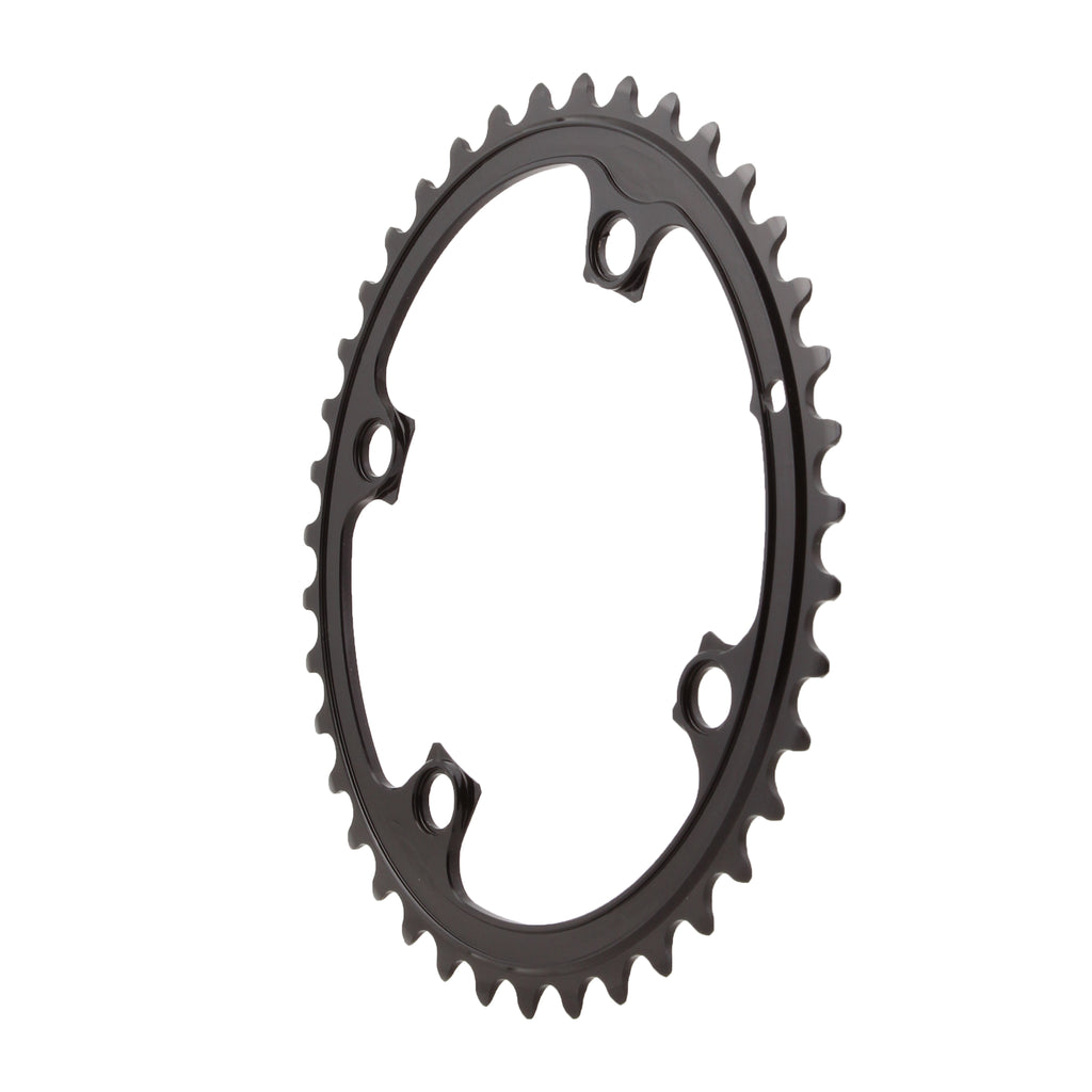 absoluteBLACK Premium Oval 110 BCD Inner Chainring for FSA ABS - 39t, 110 FSA ABS BCD, 4-Bolt, For 53/39 Combination, Black