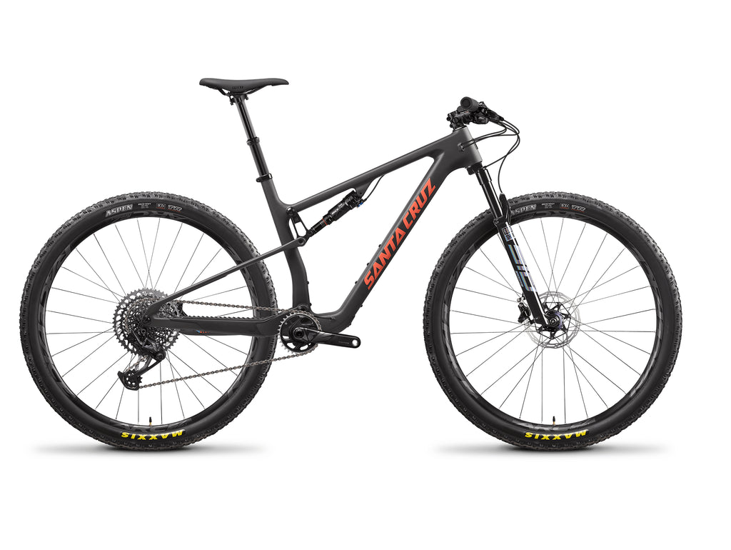 2021 Santa Cruz Blur XC Carbon CC 29 Complete Bike - Dark Matter/Salmon, Large, X01 AXS Reserve