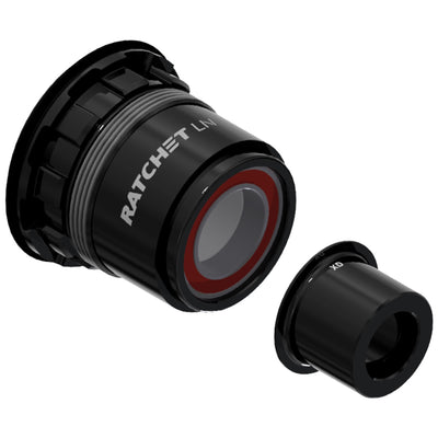DT Swiss Ratchet LN Freehub Body - SRAM XD Standard Aluminum Sealed Bearing Kit w/ End Cap 12 x 142/148 mm