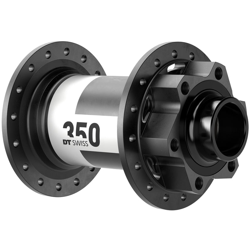 DT Swiss 350 Front Hub - 20 x 110mm DH Boost 6-Bolt Black 28H
