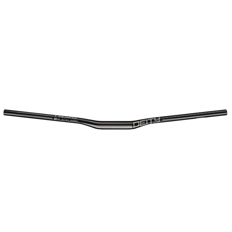 DEITY Blacklabel 800 Handlebar: 15mm Rise, 800mm Width, 31.8 Clamp, Black w/ Stealth