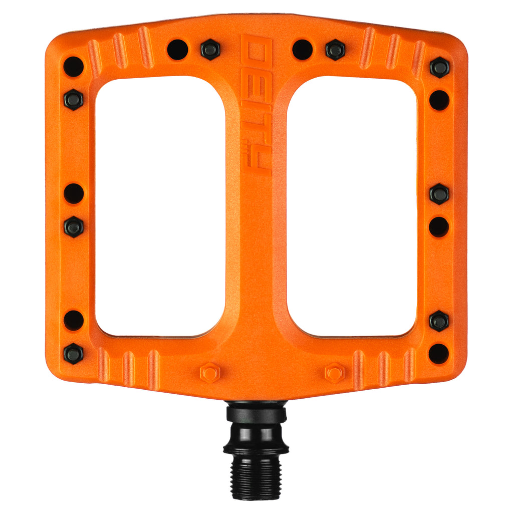 DEITY Deftrap Pedals - Platform, Composite, 9/16", Orange