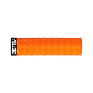 DEITY Supracush Grips - Orange, Lock-On