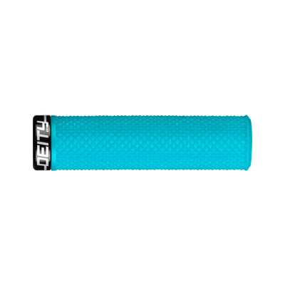 DEITY Supracush Grips - Turquoise, Lock-On