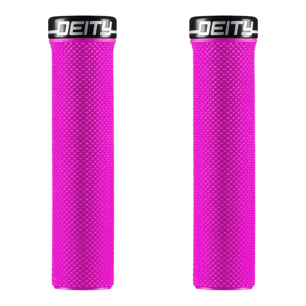 Deity Components Slimfit Grips - Pink, Lock-On