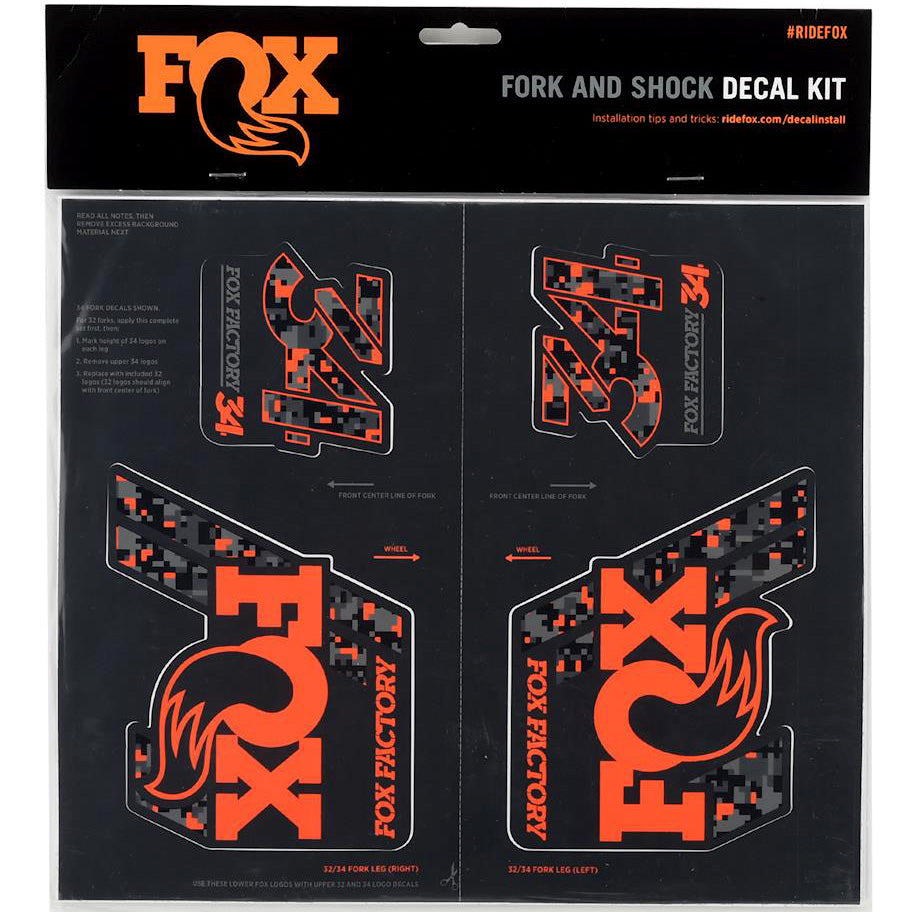 Fox Shox Heritage Decal Kit DigiCam