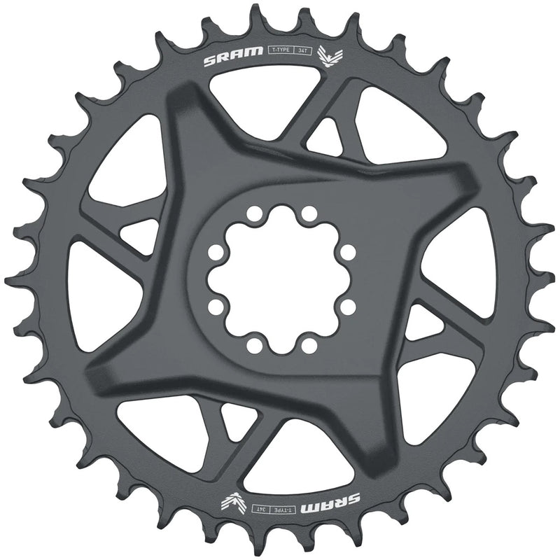 SRAM GX Eagle T-Type 12sp Boost DM Chainring 34t Black