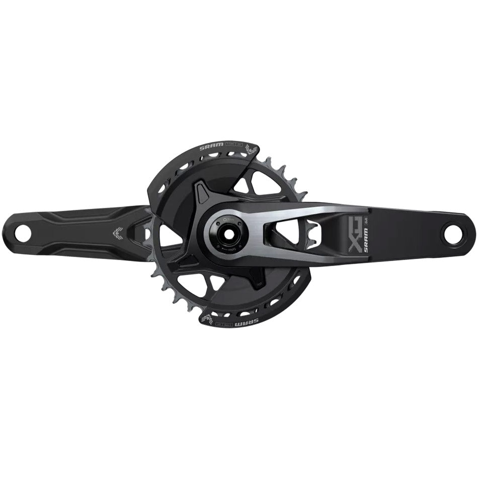 SRAM X0 Eagle T-Type Wide Crankset - 165mm, 12-Speed, 32t Chainring, Direct Mount, 2-Guards, DUB Spindle Interface, Black