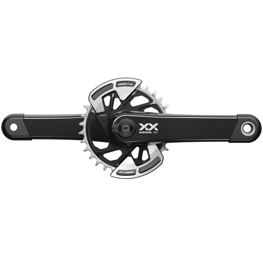 SRAM XX Eagle T-Type AXS Power Meter Wide Crankset - 175mm, 12-Spd, 32t Chainring, Direct Mount, 2-Guards, PM DUB Spindle, Black