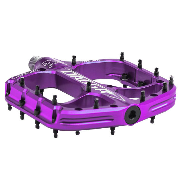 Chromag Dagga Pedals - Platform, Aluminum, 9/16", Purple