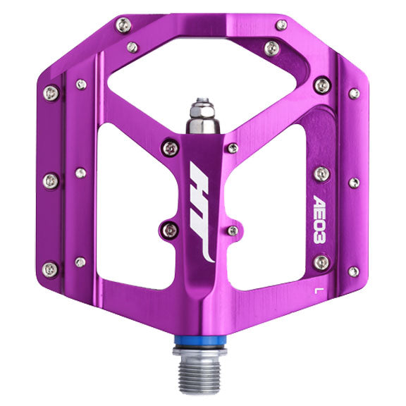 HT Pedals AE03 Evo+ Platform Pedals CrMo - Purple