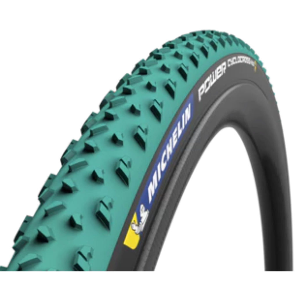 Michelin Power Cyclocross Mud Tire -700 x 33, Tubeless, Folding, Green/Black