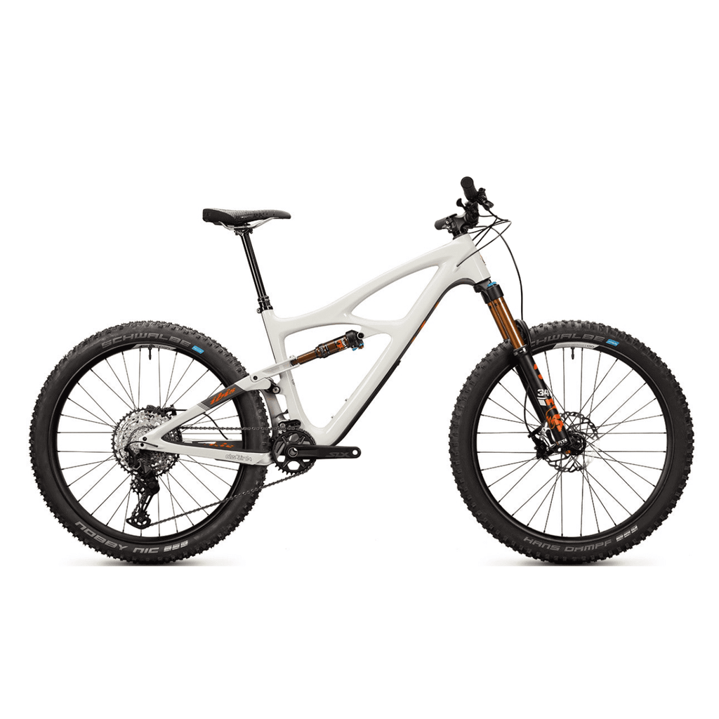 Ibis Mojo 4 Carbon 27.5" Complete Mountain Bike - SLX Build, Small, Dirty White Board