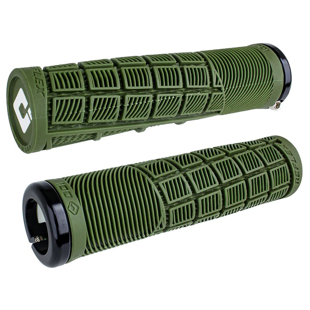 ODI Lock-On MTB Reflex Grip - Army Green/Black