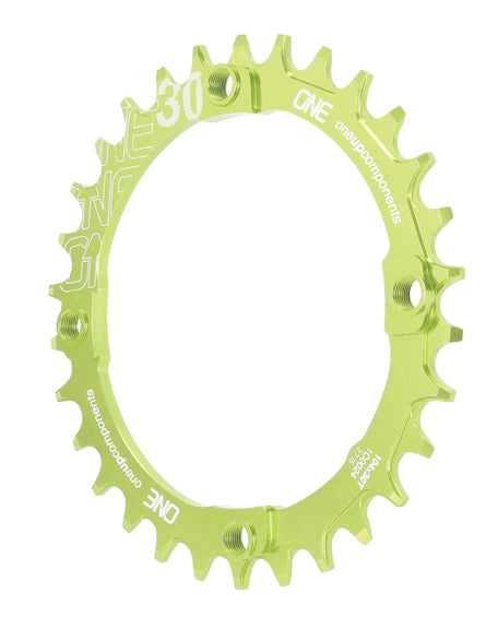 OneUp Components 104 Round Chainring, 104BCD 30T - Black