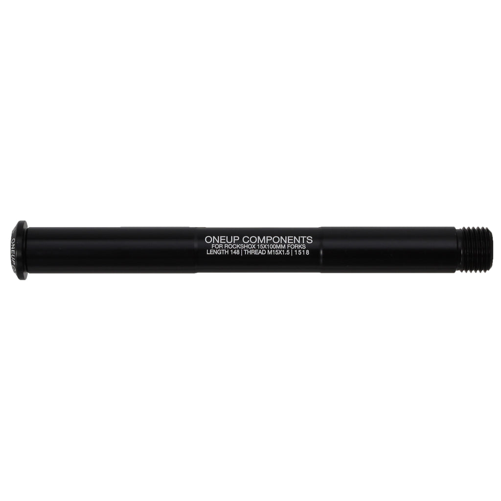 OneUp Components Axle F for RockShox Forks, 15x100mm - Black