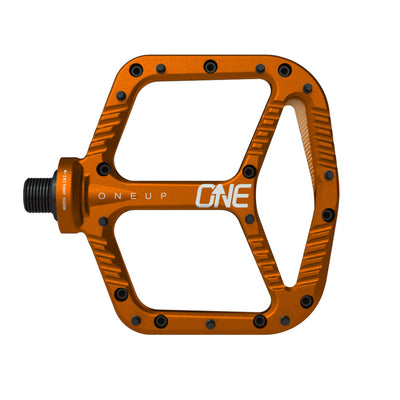 OneUp Components Aluminum Platform Pedals, Orange