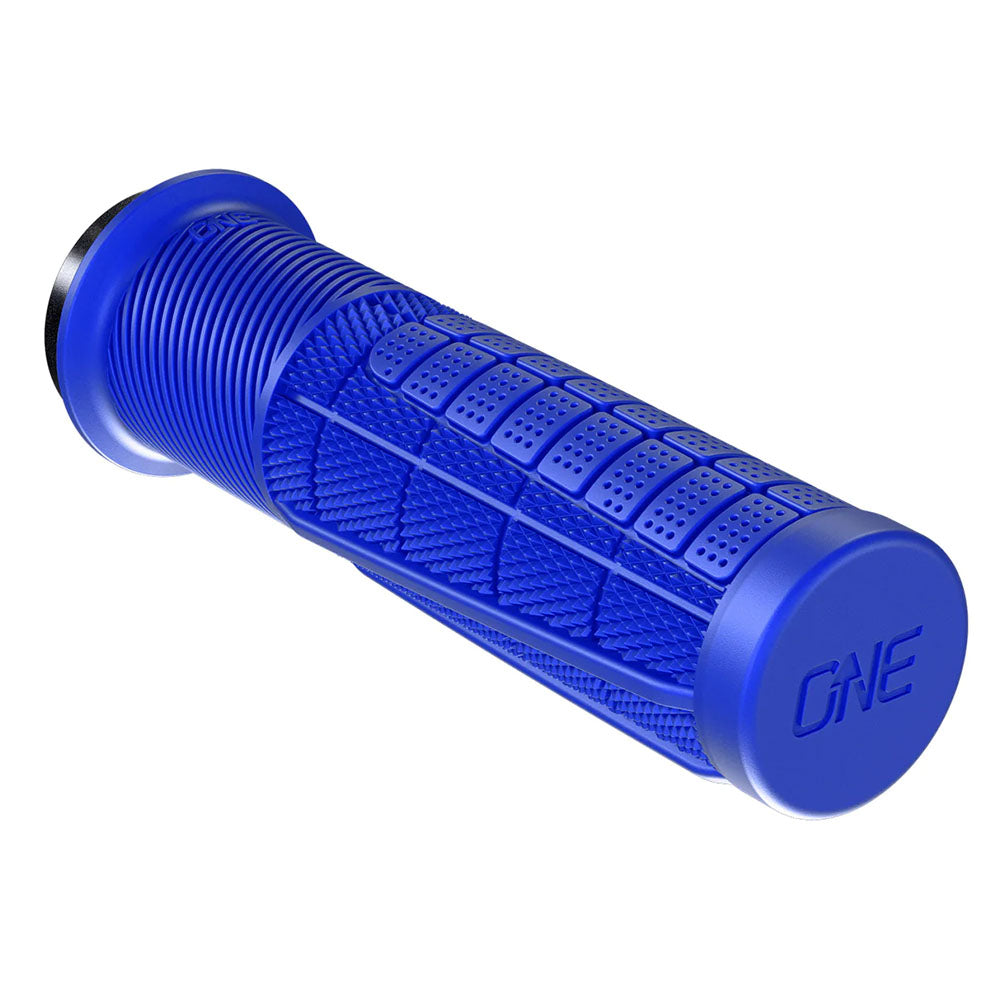 OneUp Components Thick Lock-On Grips, Blue