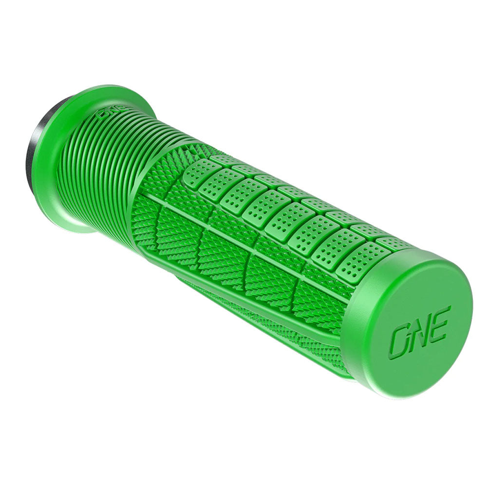 OneUp Components Thick Lock-On Grips, Green
