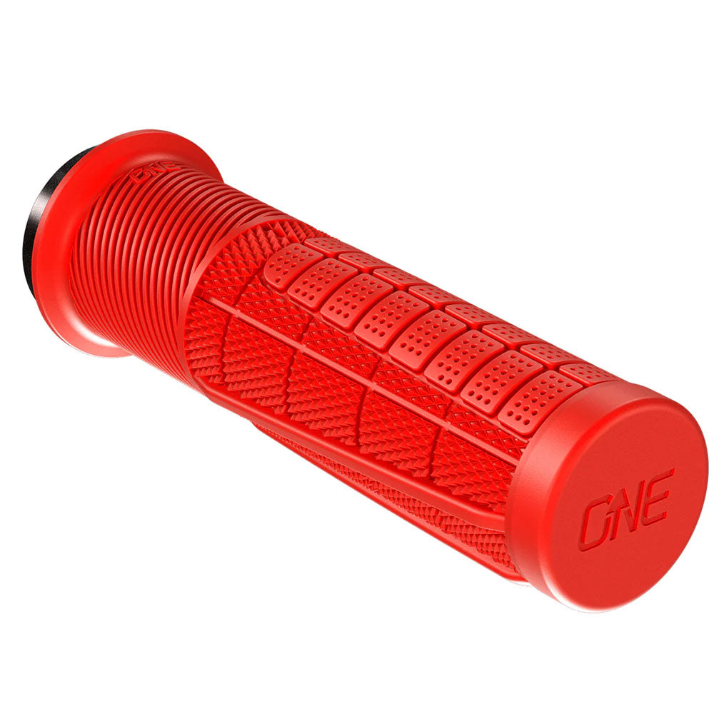 OneUp Components Thick Lock-On Grips, Red