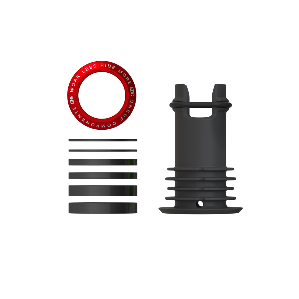 OneUp Components EDC Top Cap, Red