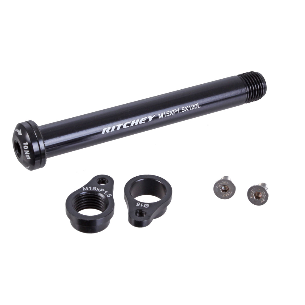 Ritchey 15 x 100 mm Thru-axle Conversion kit for 12mm Thu-Axle Carbon Forks (includes dropout inserts, screws and 15mm axle)
