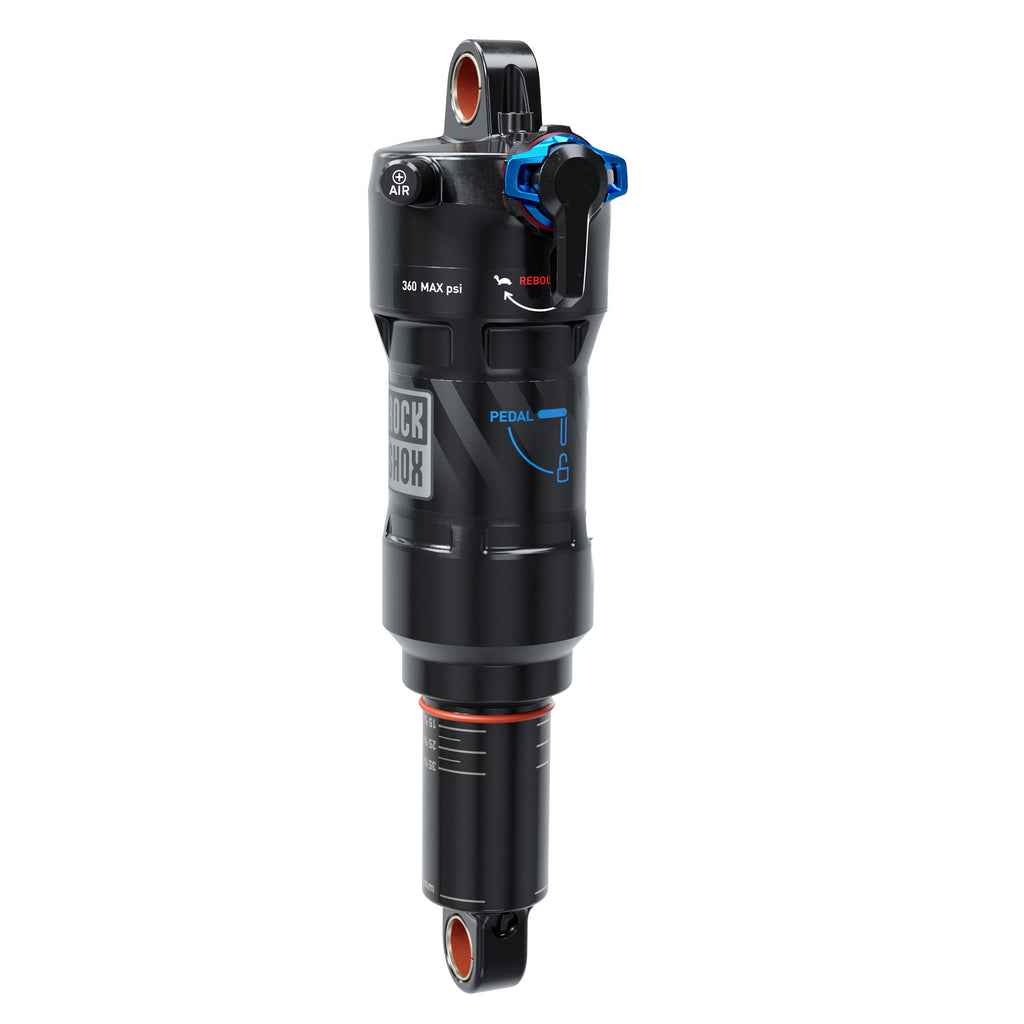 RockShox Deluxe Ultimate RCT Rear Shock - 230 x 57.5mm, LinearAir, 2 Tokens, Reb/Low Comp, 380lb L/O Force, Standard, C1
