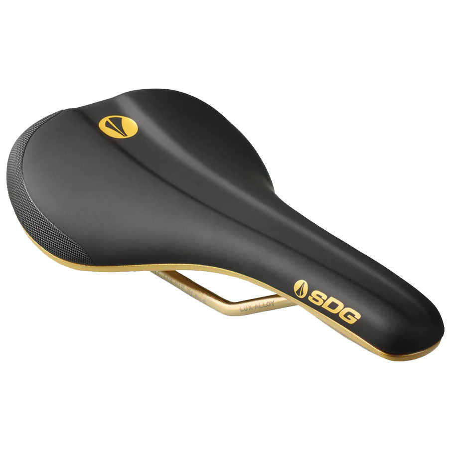 SDG Bel-Air V3 Saddle - PVD Coated Lux-Alloy, Black/Gold, Sonic Welded Sides, Limted Edition Galactic