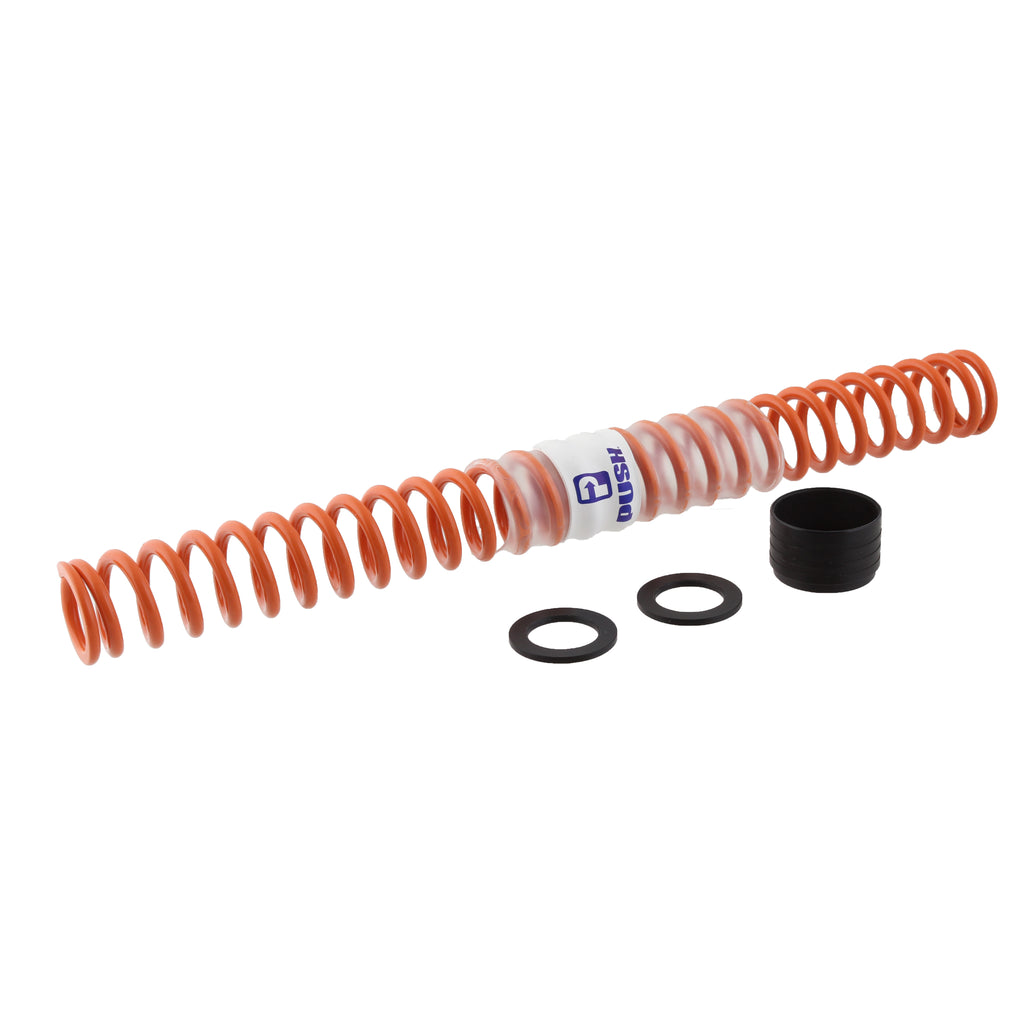 PUSH Industries ACS3 Spring Assembly - 140-170mm, 2014-Current FOX 36, 40 lb/in Spring Weight, Orange