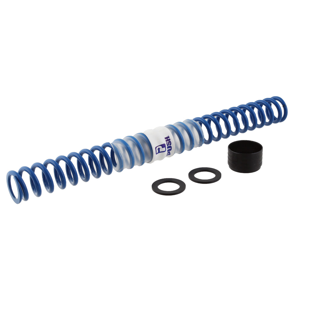 PUSH Industries ACS3 Spring Assembly - 140-170mm, 2014-Current FOX 36, 45 lb/in Spring Weight, Blue