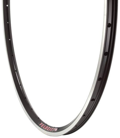 Velocity A23 Rim - 700, Rim, Black/Silver, 32H, Clincher