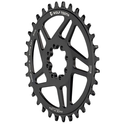 Wolf Tooth Components Elliptical 3-Bolt Boost Chainring (DropStop-B) 28T B