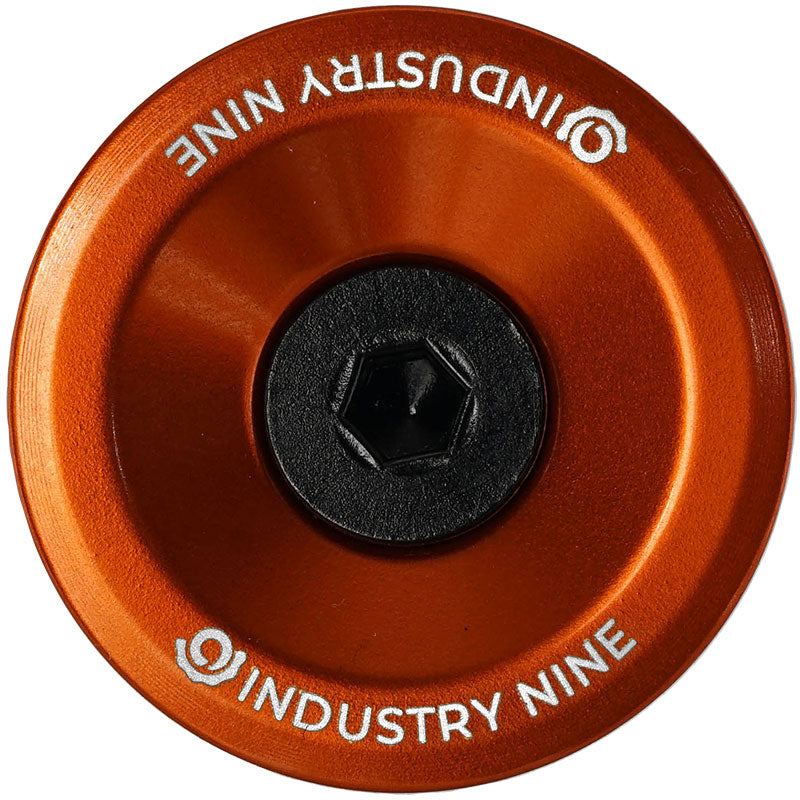 Industry Nine Ultra Light Aluminum Top Cap Orange
