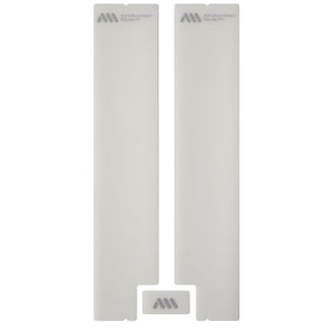 All Mountain Style Honeycomb Fork Guard, Clear/Silver